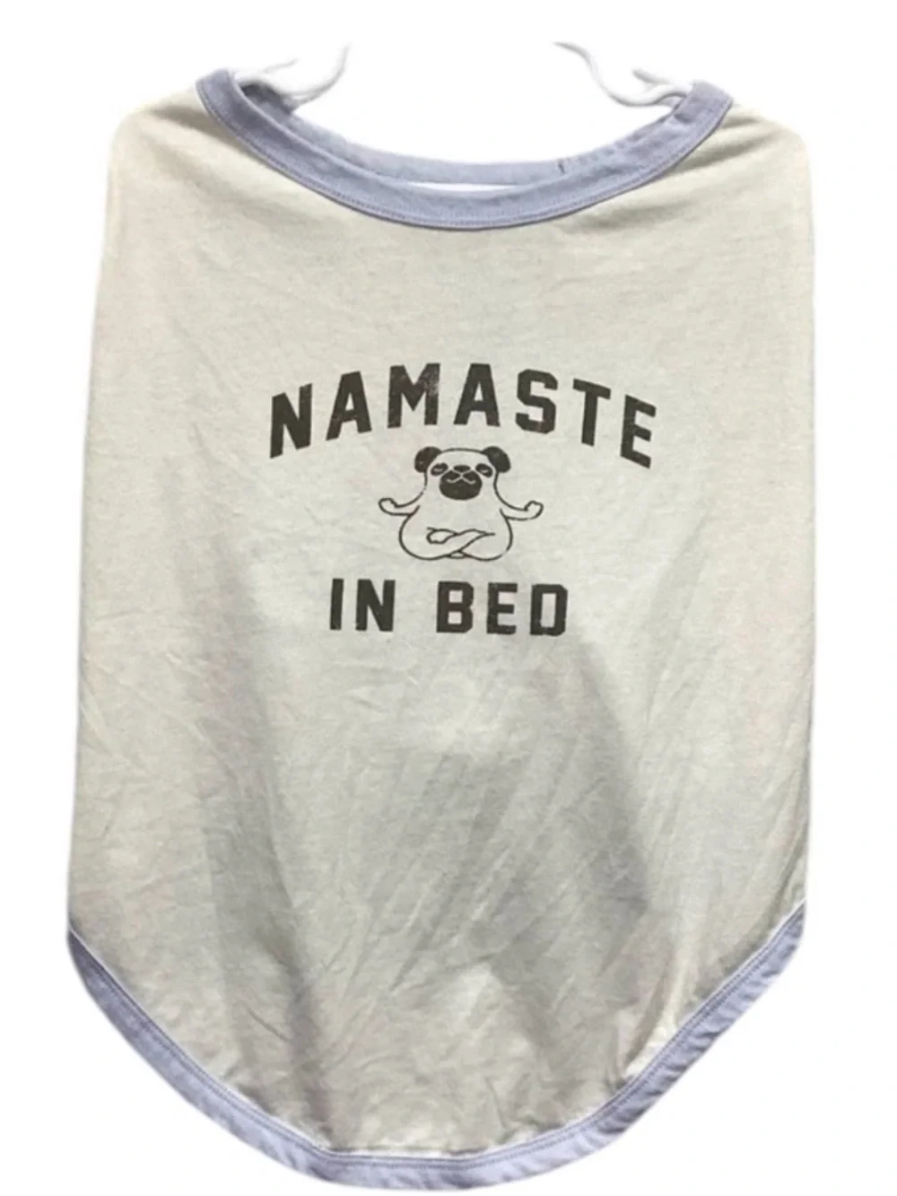 2-Grayson pup pet apparel Namaste Pug Dog